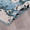 World Rug Gallery Contemporary Abstract Circles Non Shedding Soft Area Rug 2' x 7' Blue Rug 389BLUE2x7 - alternate 2